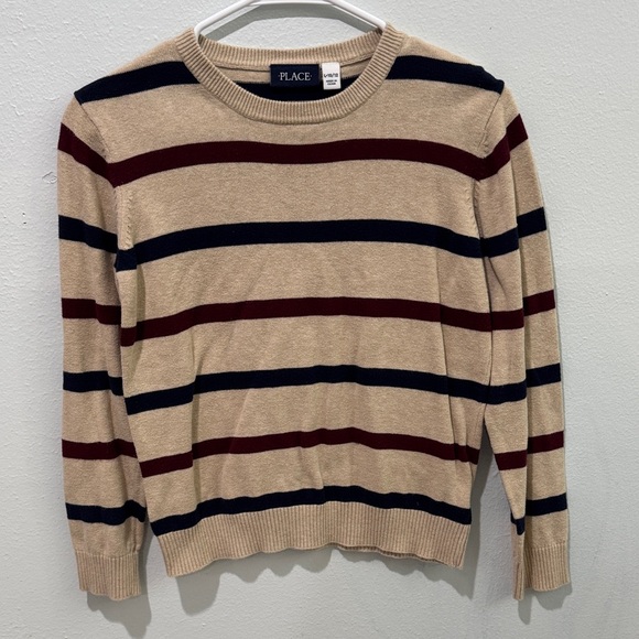 Place Other - The Children’s Place Boy’s Striped Beige Sweater